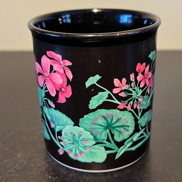 Pair of Vintage FIB Flowers Inc. Balloons Floral Mugs w/ Artwork by Jane Bowen - Picture 11 of 14